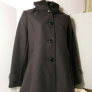 Gray Kenneth Cole New York Coat Size 8P